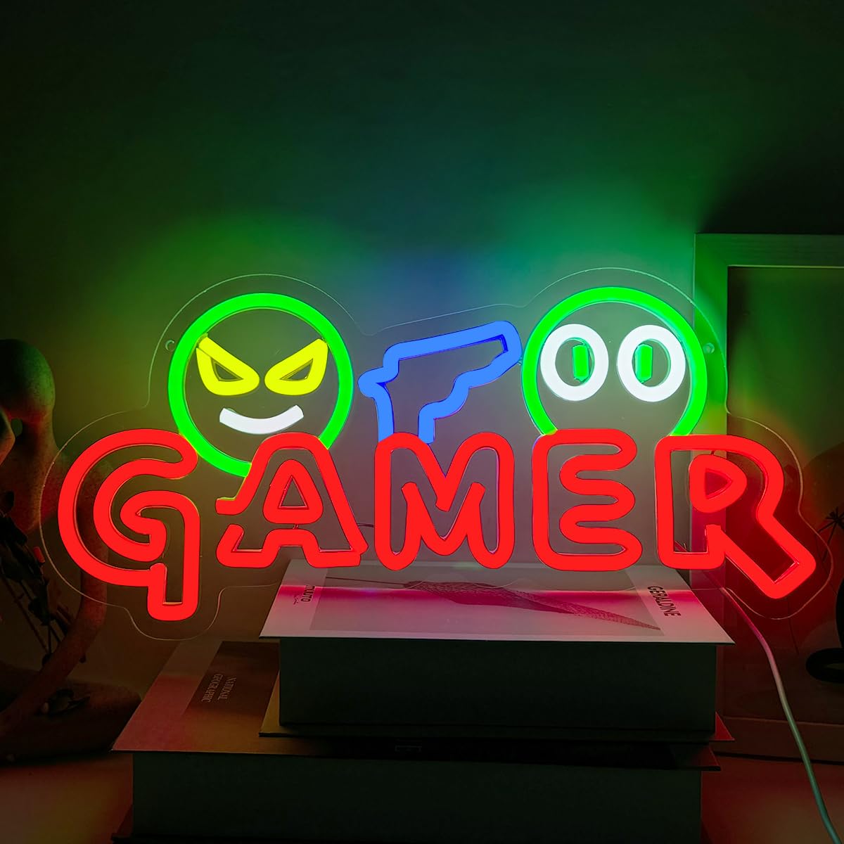 Gamer Neon Sign LED Wall Light - огляд і ціна Party Games Christmas