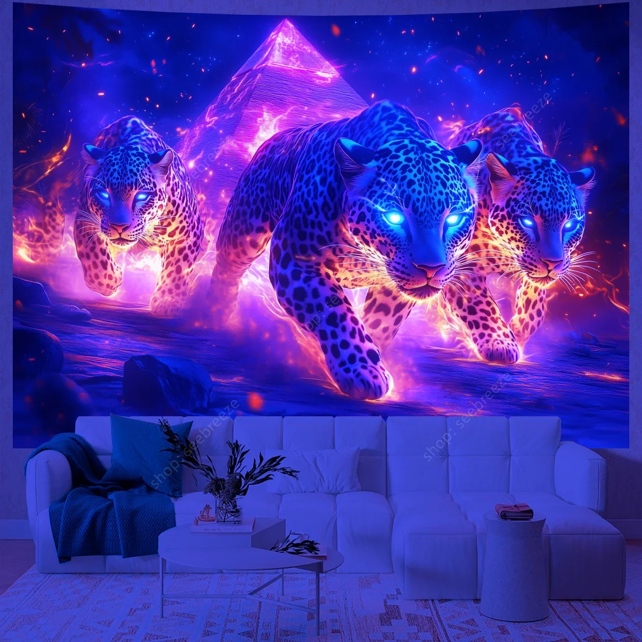 Animal UV Reactive Tapestry Ps - огляд і ціна Washer Toss Set