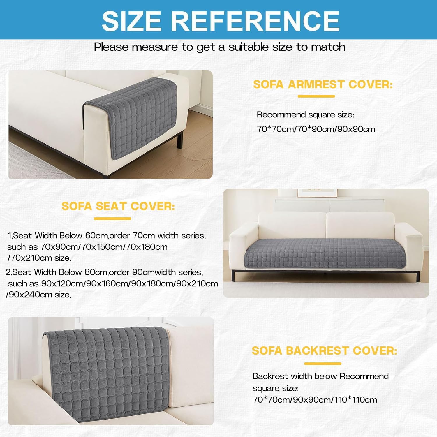 Plush Plaid Sofa Cushion Non-S - огляд і ціна Washer Toss Set
