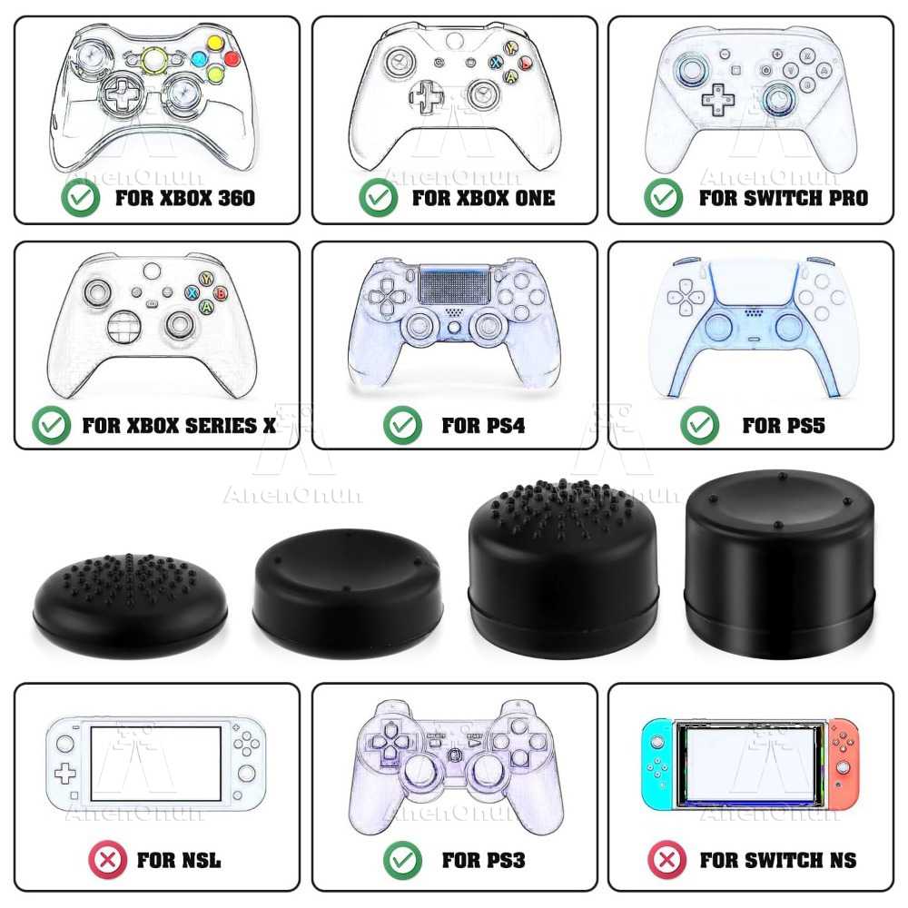 8PCS Thumb Grip Caps Controlle - огляд і ціна Party Games Ps3